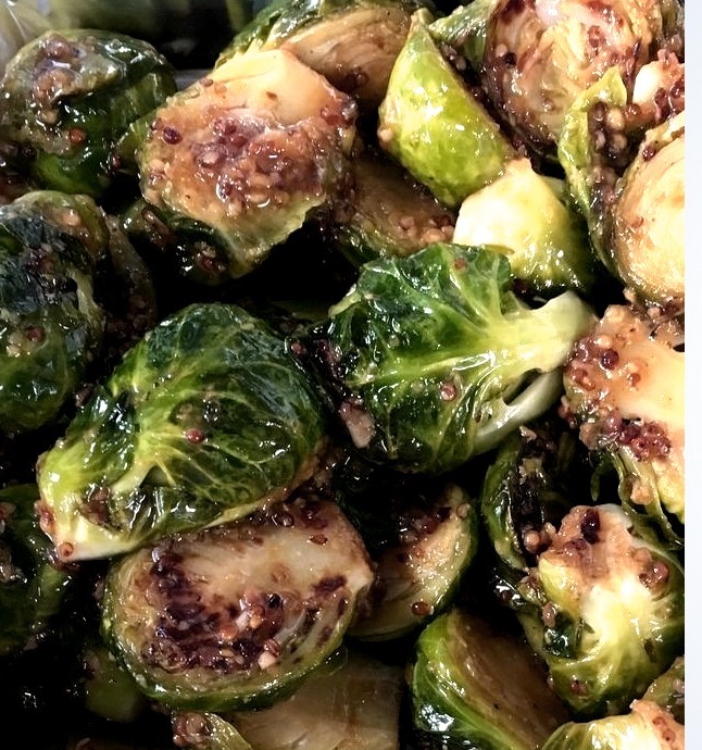 Honey Dijon Brussels Sprouts