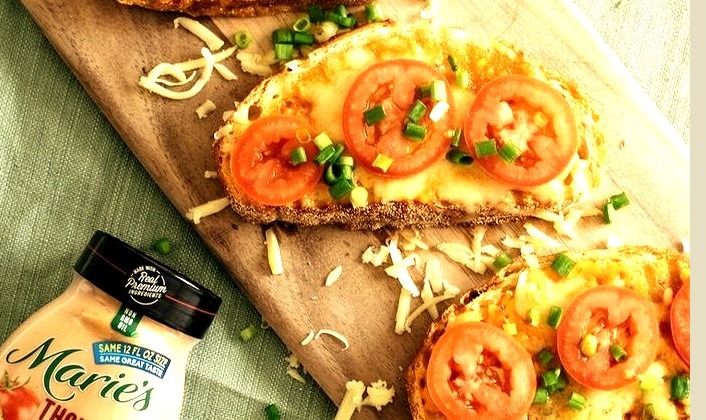 Melty Cheese and Tomato Sandwiches